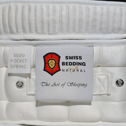 NO:3 MATTRESSES  🇬🇧  UK - EVESHAM ( Damask-Tufted ) / 3'0 / 90 x 190cm  SINGLE / SOFT 1000 POCKET