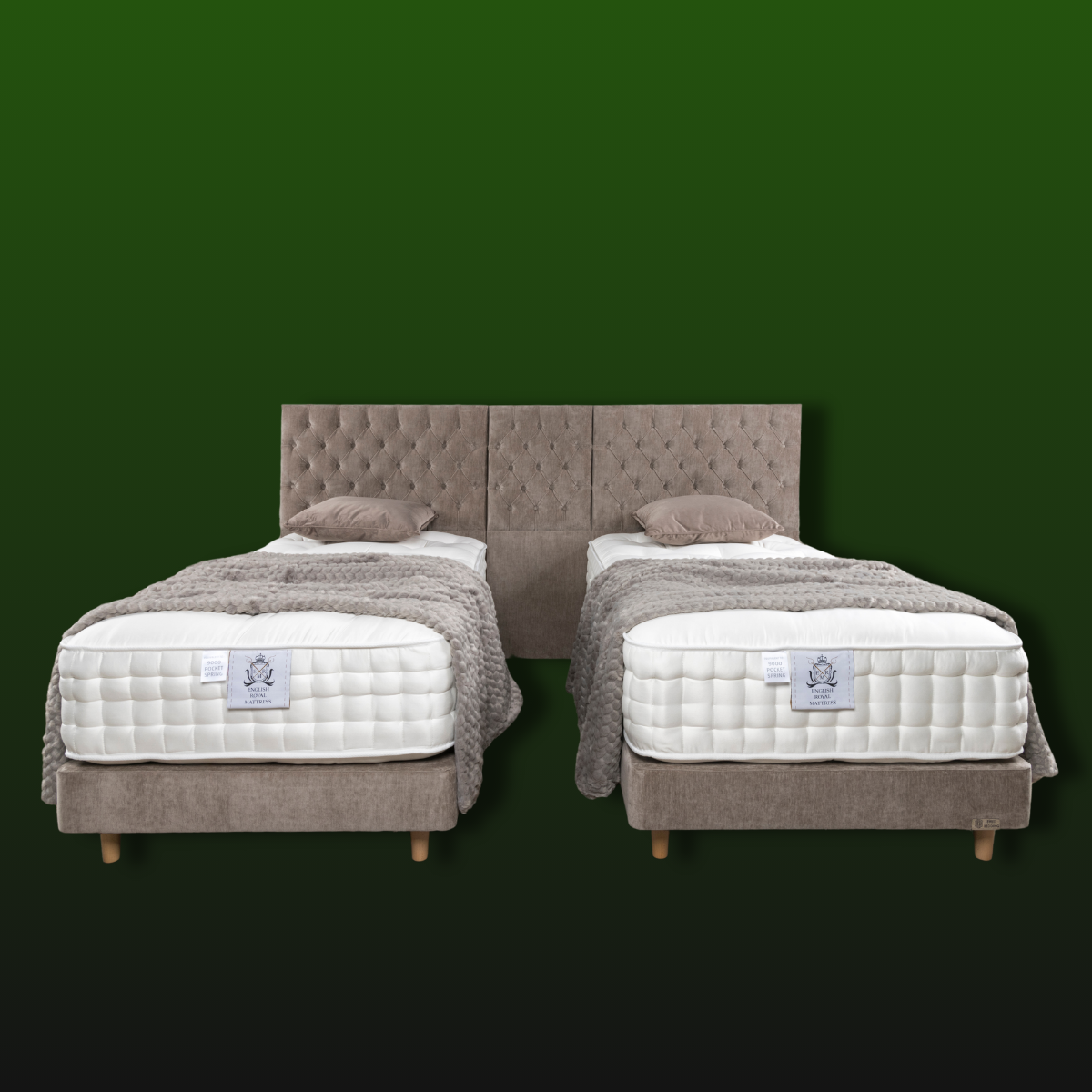 ROYAL BEDS +ENGLISH ROYAL MATTRESS 9000 POCKET