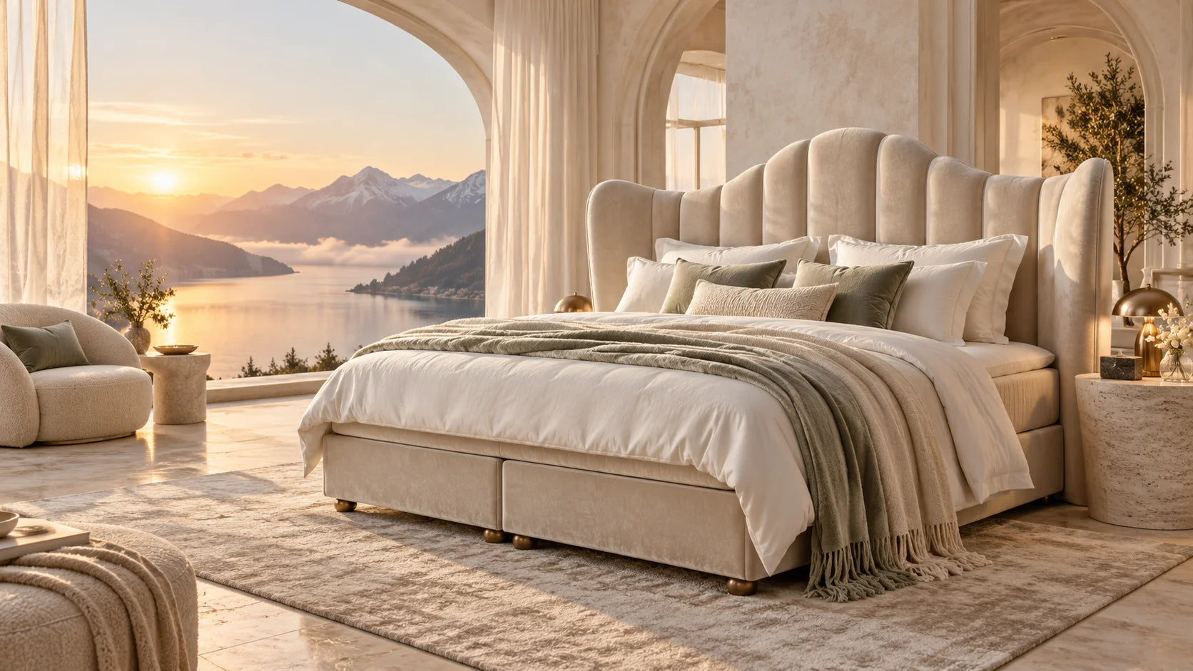 Swiss Bedding bespoke boxspring design inspiration